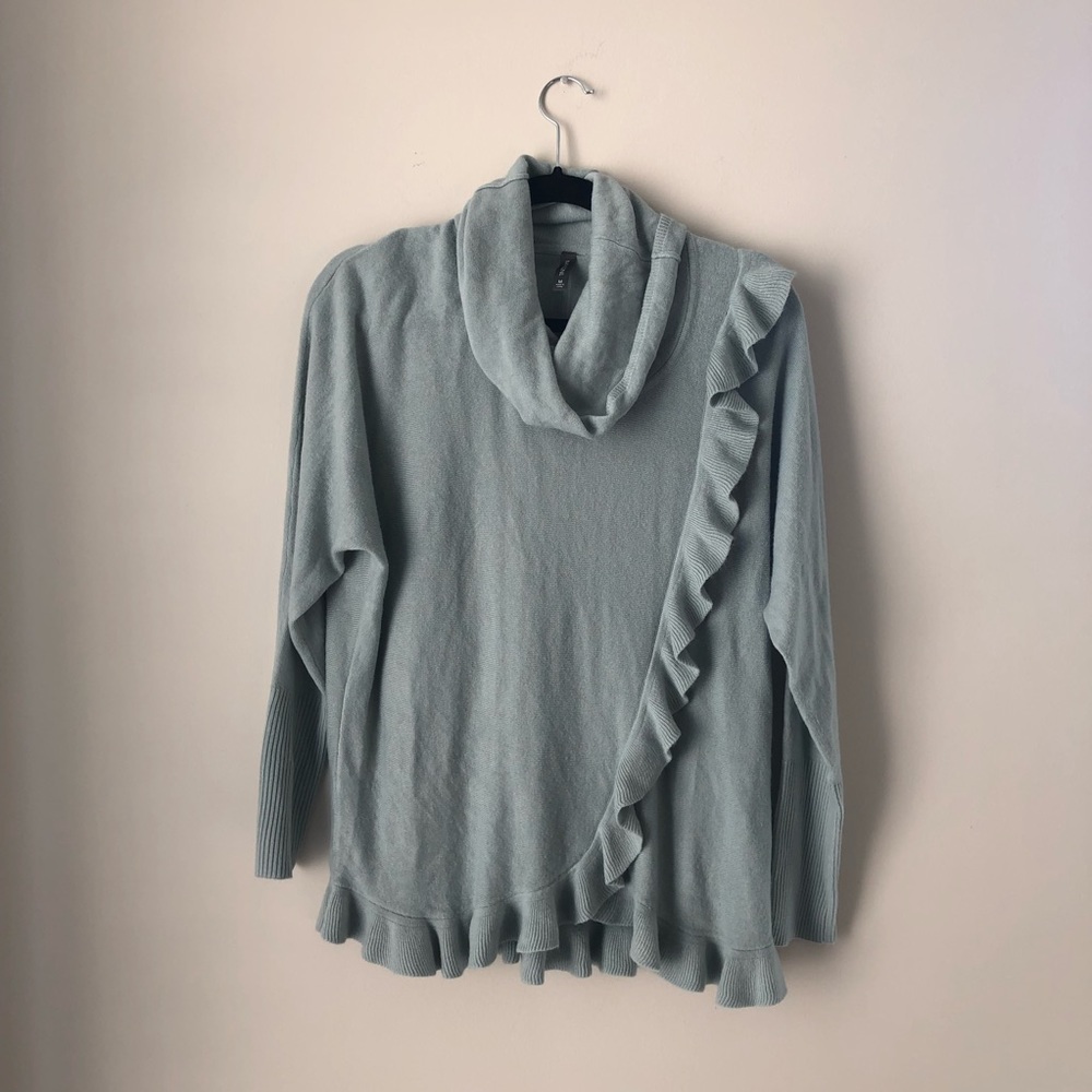 🚨LAST DAY!🚨Massini ruffle cowlneck sweater